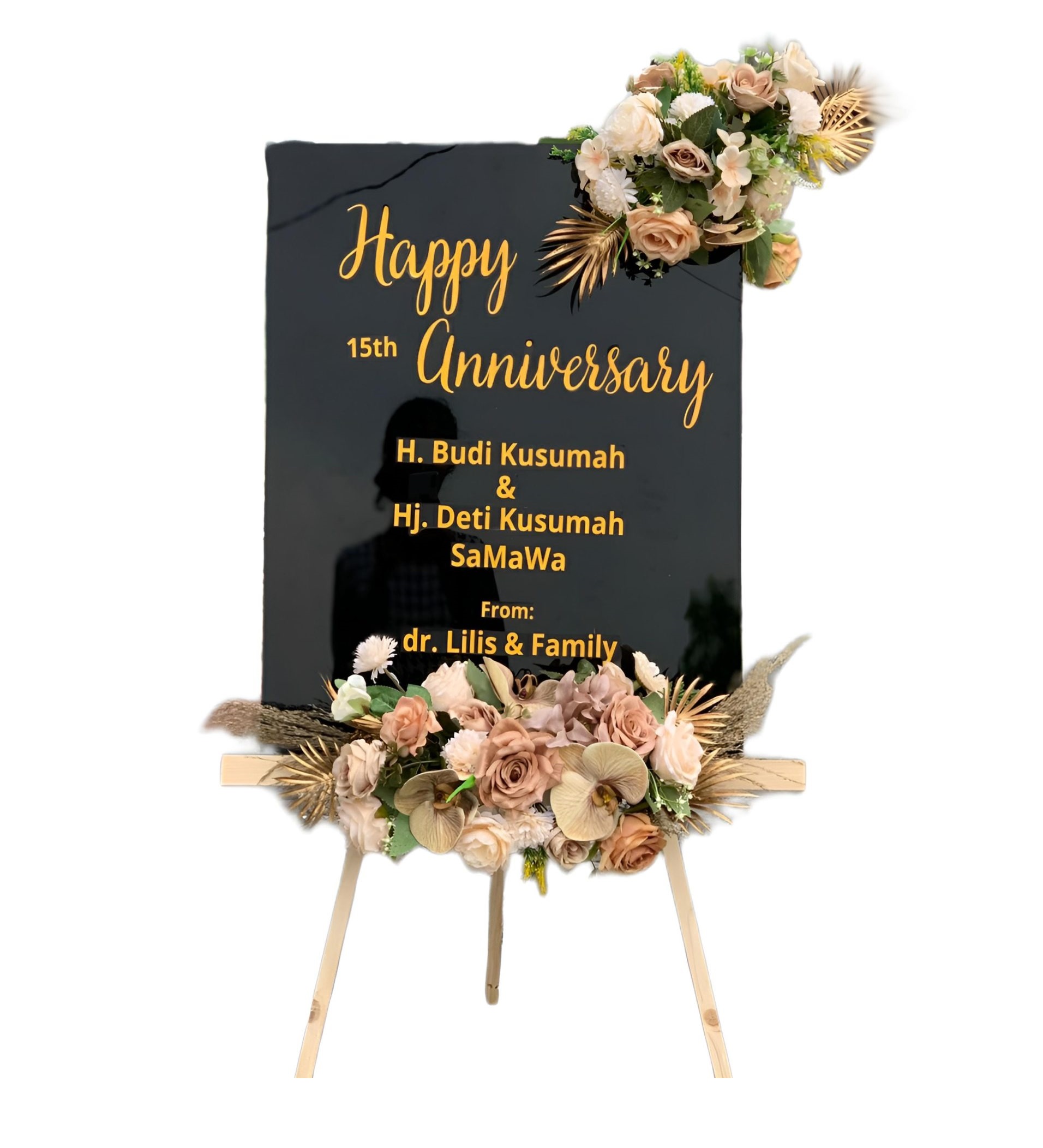 Papan Bunga Akrilik Bukit Batu