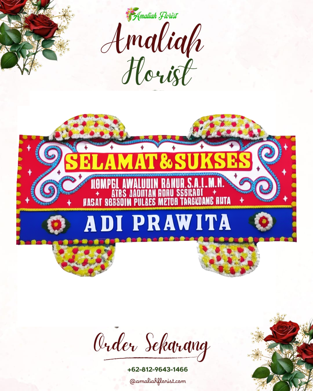 Papan Bunga Ucapan Selamat Bukit Batu